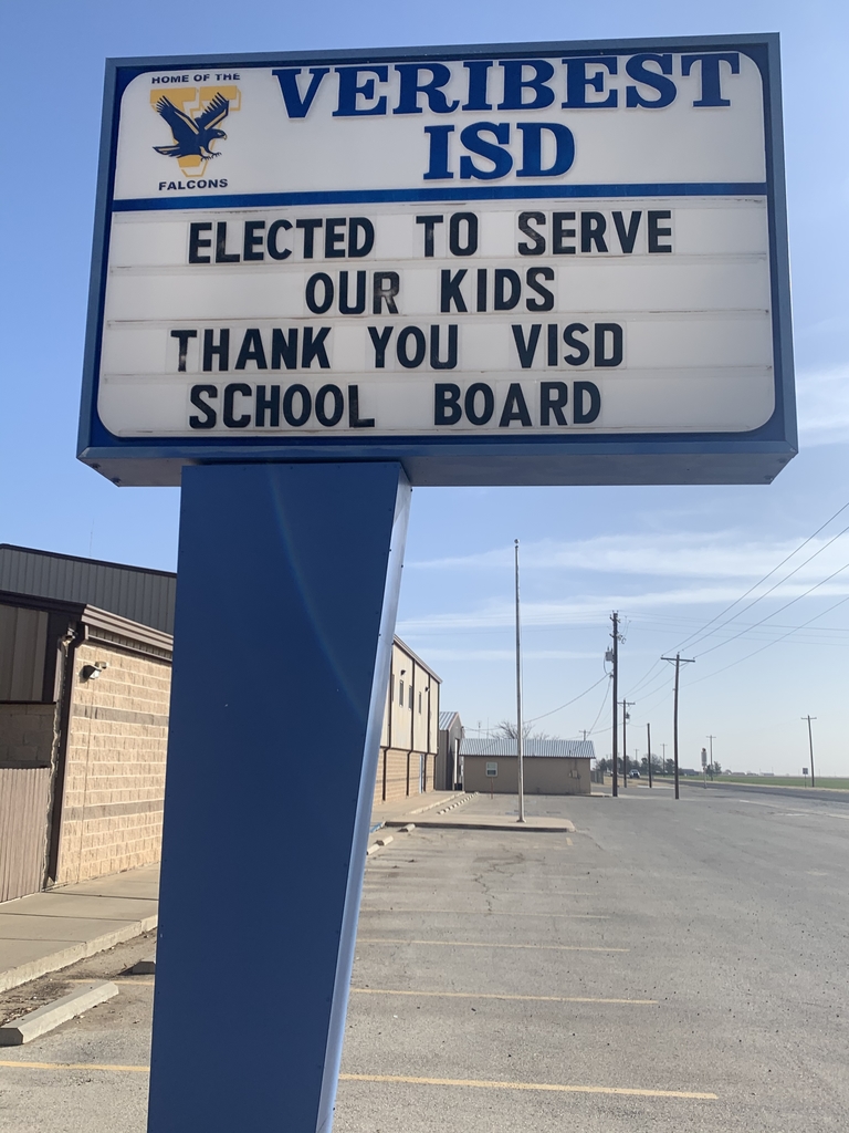 Thank you Veribest School Board! Happy Board Appreciation Month! 